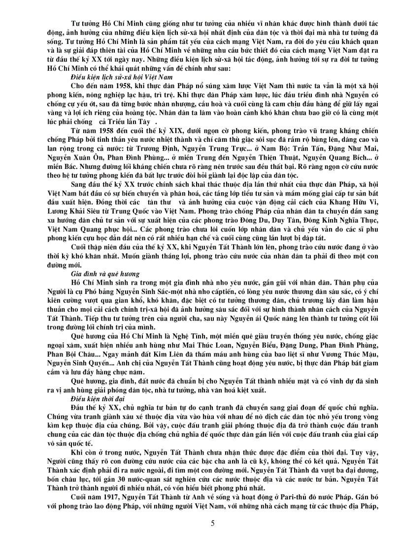 image for page Câu hỏi ôn tập môn tư tưởng Hồ Chí Minh