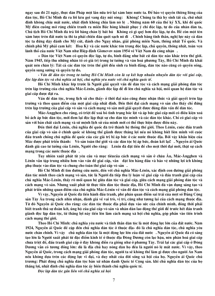 image for page Câu hỏi ôn tập môn tư tưởng Hồ Chí Minh