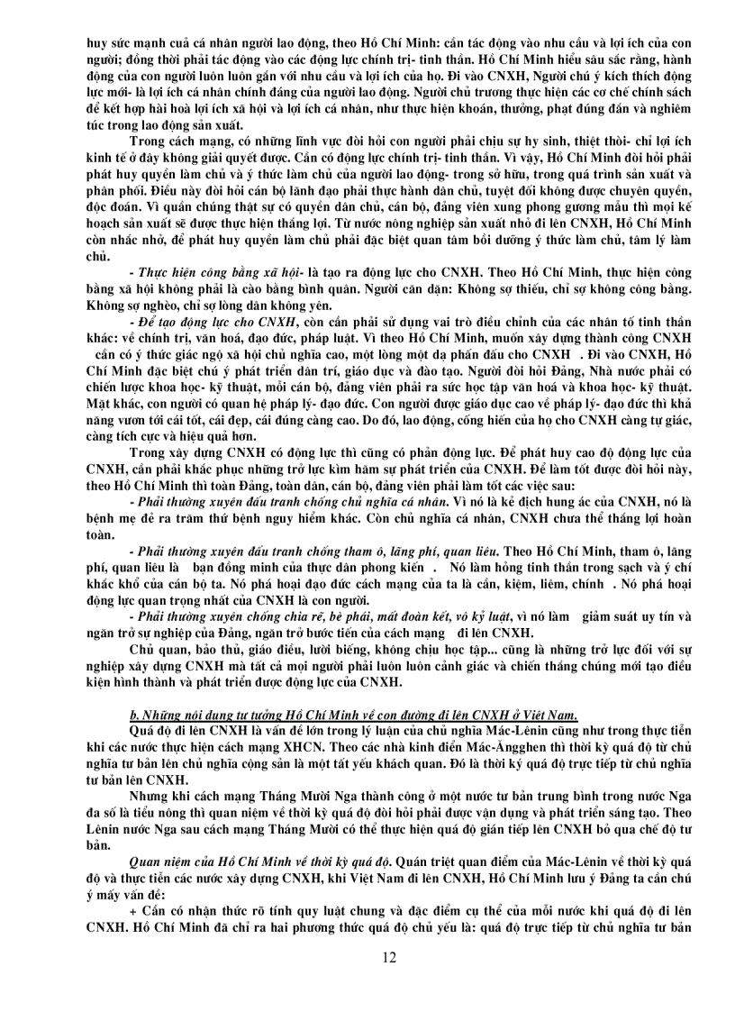 image for page Câu hỏi ôn tập môn tư tưởng Hồ Chí Minh