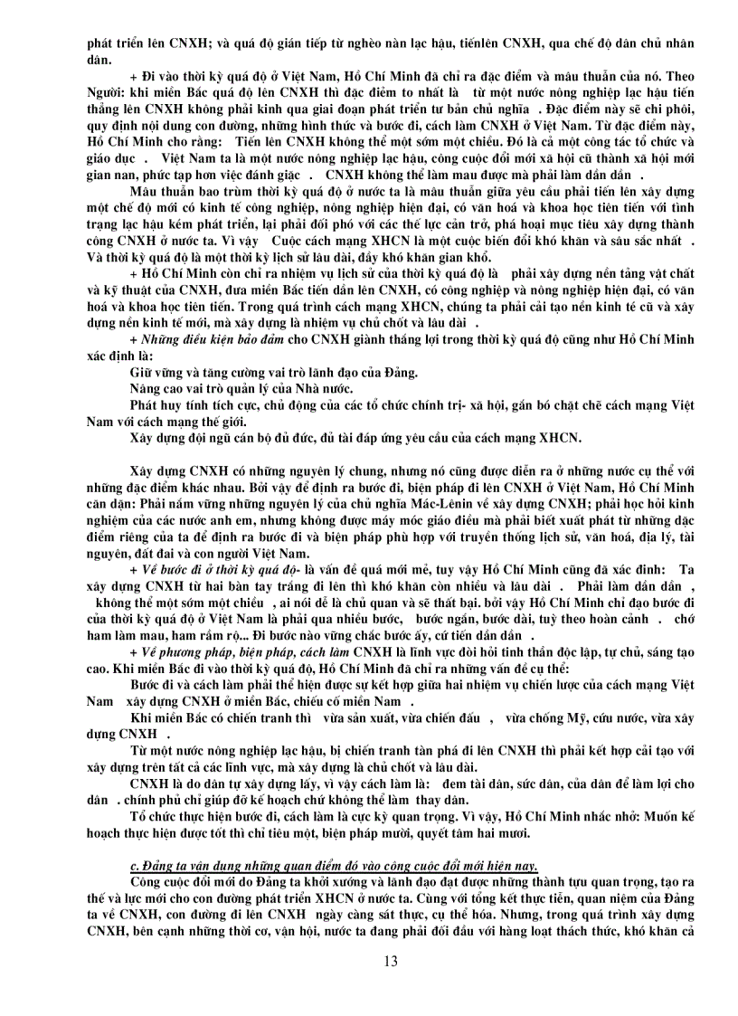 image for page Câu hỏi ôn tập môn tư tưởng Hồ Chí Minh