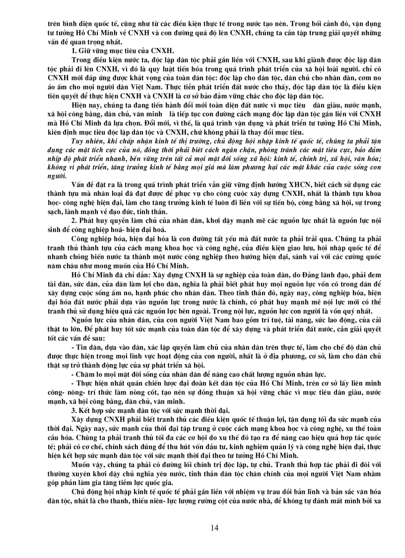 image for page Câu hỏi ôn tập môn tư tưởng Hồ Chí Minh