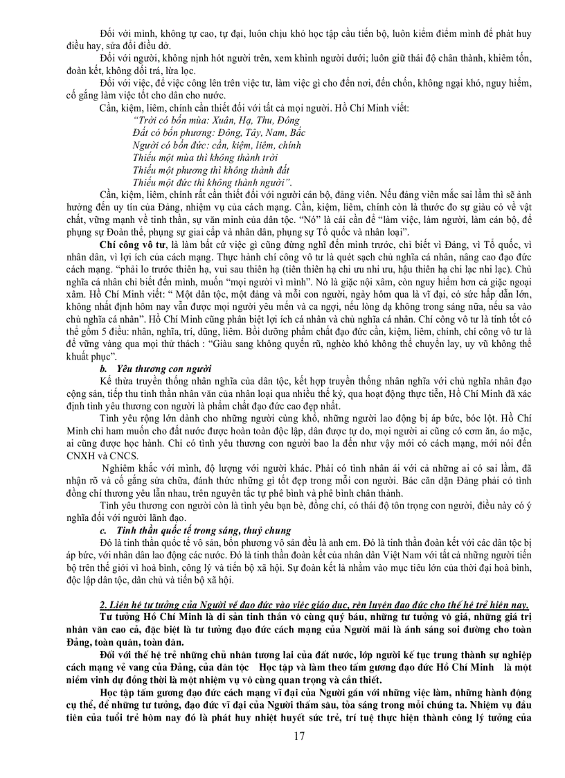 image for page Câu hỏi ôn tập môn tư tưởng Hồ Chí Minh