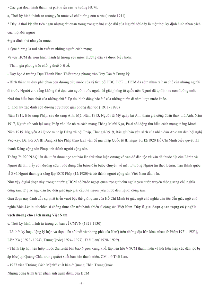 image for page Câu hỏi ôn tập môn tư tưởng Hồ Chí Minh 1