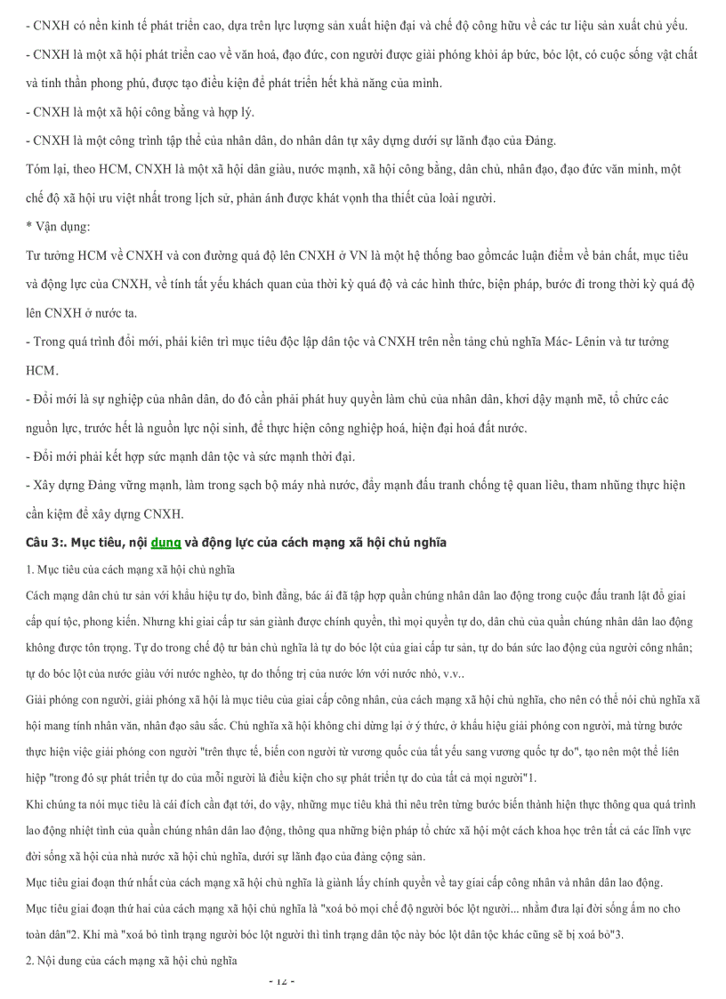 image for page Câu hỏi ôn tập môn tư tưởng Hồ Chí Minh 1