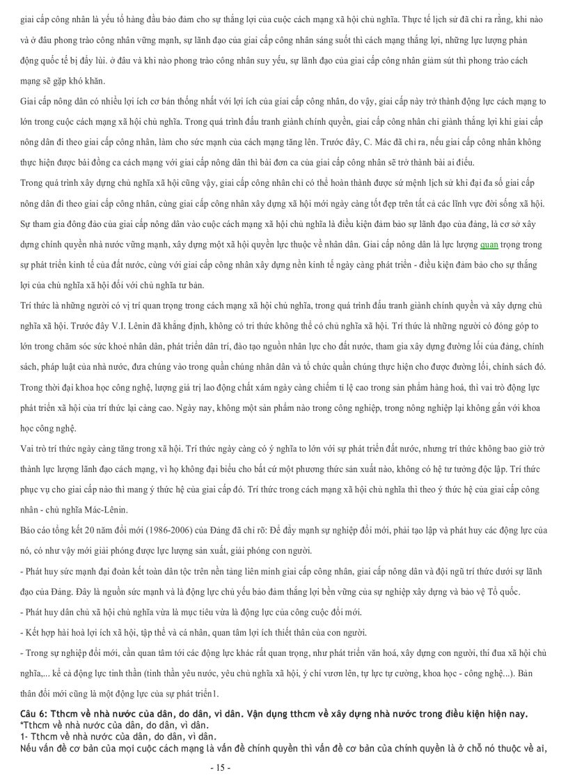 image for page Câu hỏi ôn tập môn tư tưởng Hồ Chí Minh 1