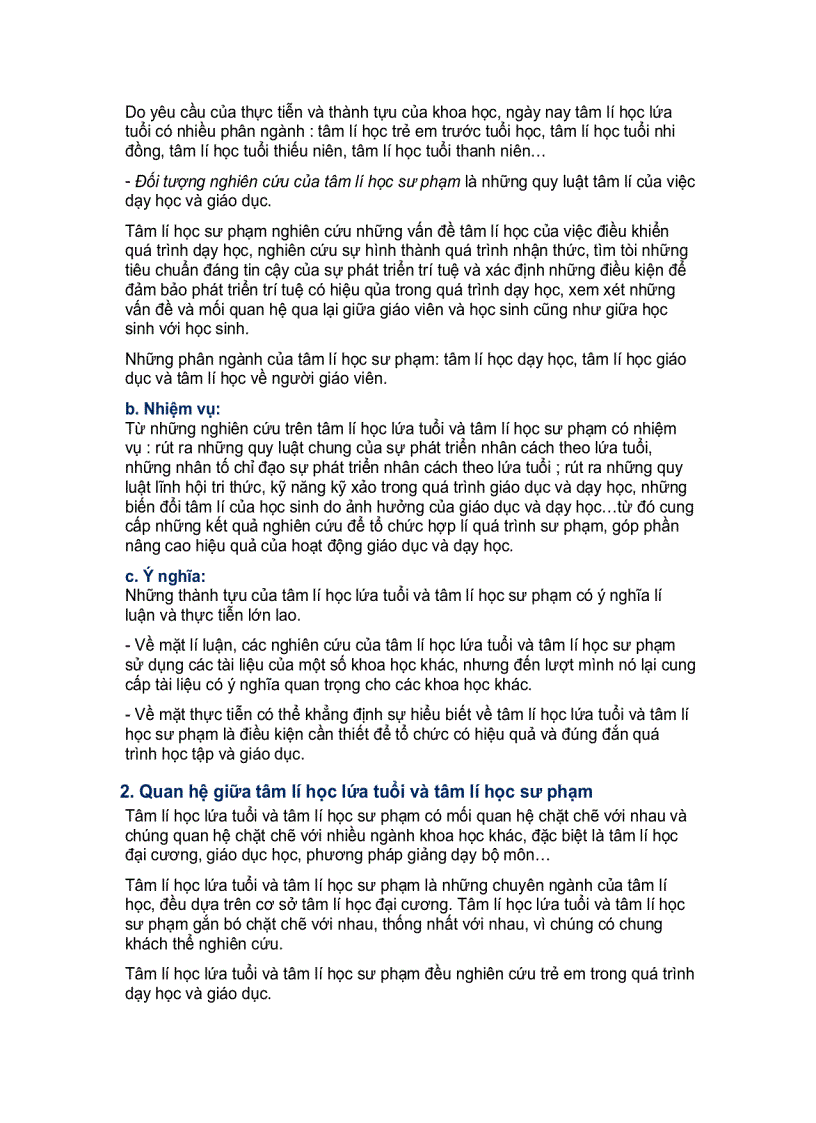 image for page Sách Tâm lý học lứa tuổi và tâm lý học sư phạm