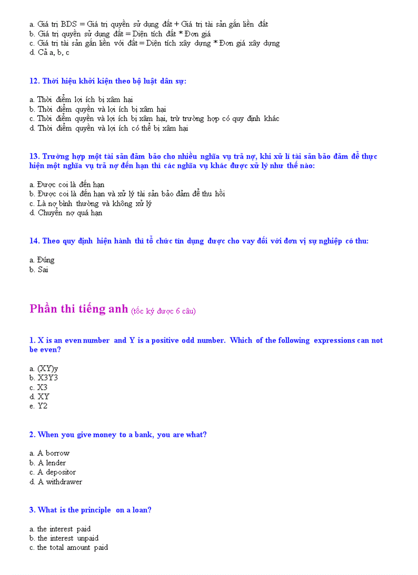 image for page Tổng hợp đề thi đầu vào từ các ngân hàng