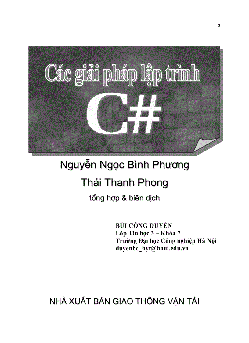 image for page Các giải pháp lập trình C