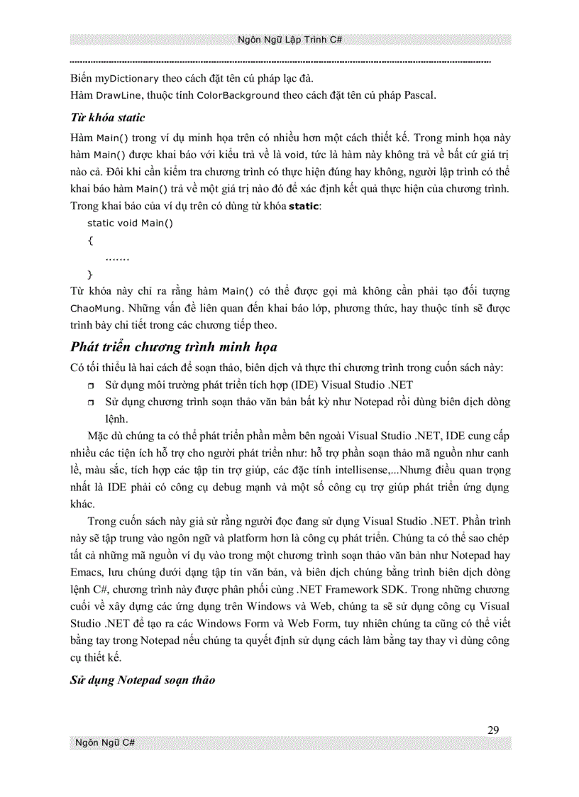 image for page Ngôn ngữ lập trình c