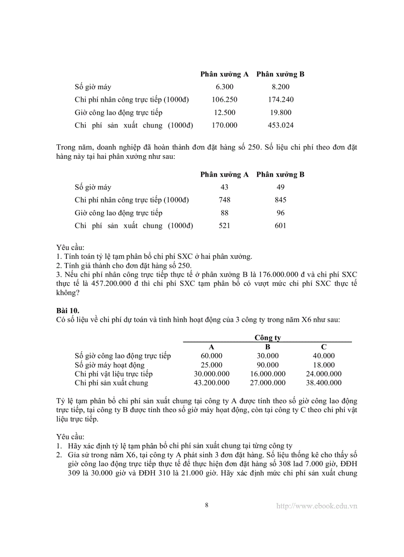 image for page Bài tập kế toán quản trị