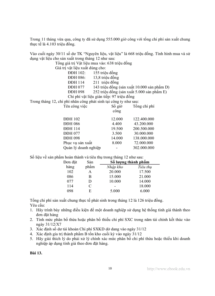 image for page Bài tập kế toán quản trị