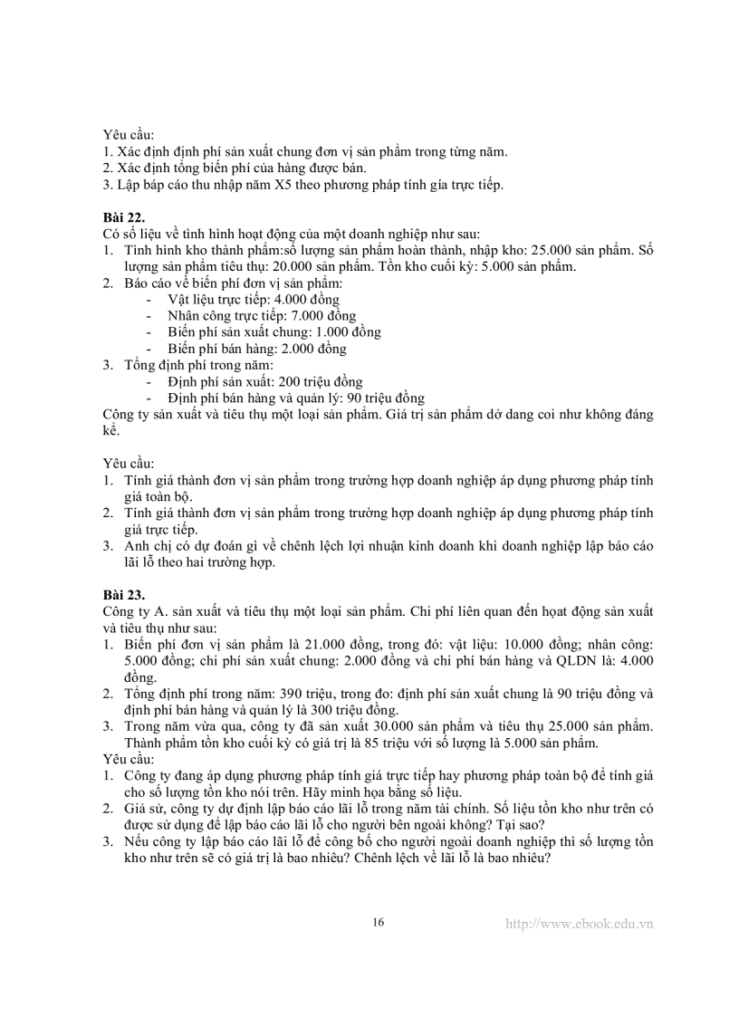 image for page Bài tập kế toán quản trị