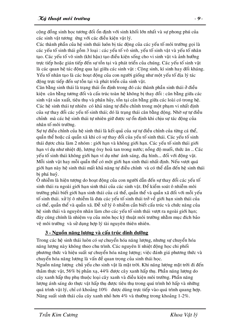 image for page Giáo trình Kỹ thuật Môi trường Đại học Đà Lạt