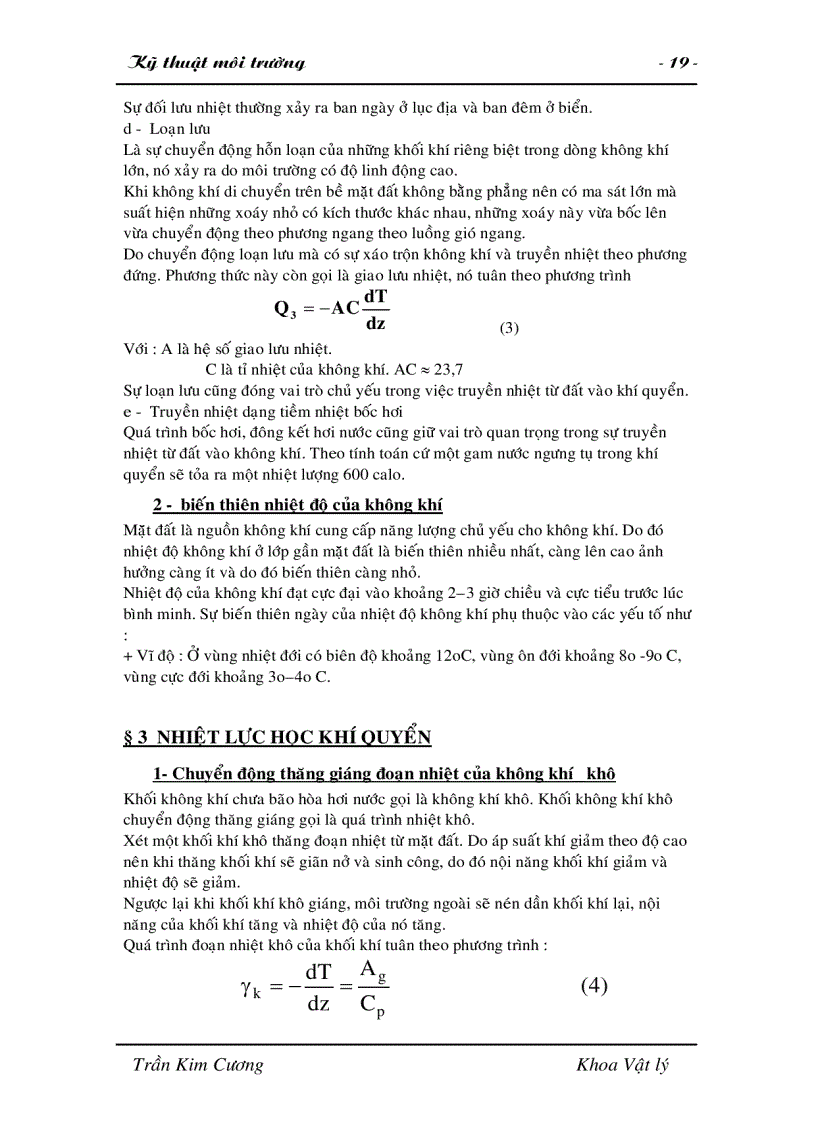 image for page Giáo trình Kỹ thuật Môi trường Đại học Đà Lạt