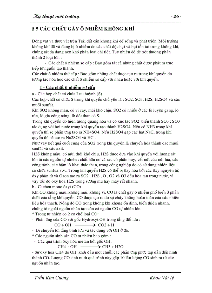 image for page Giáo trình Kỹ thuật Môi trường Đại học Đà Lạt