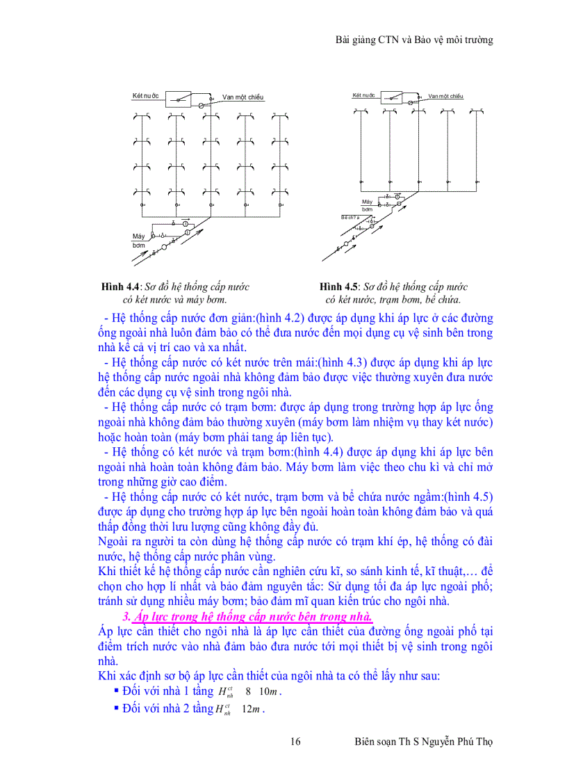 image for page Bài giảng Cấp thoát nước và Bảo vệ môi trường