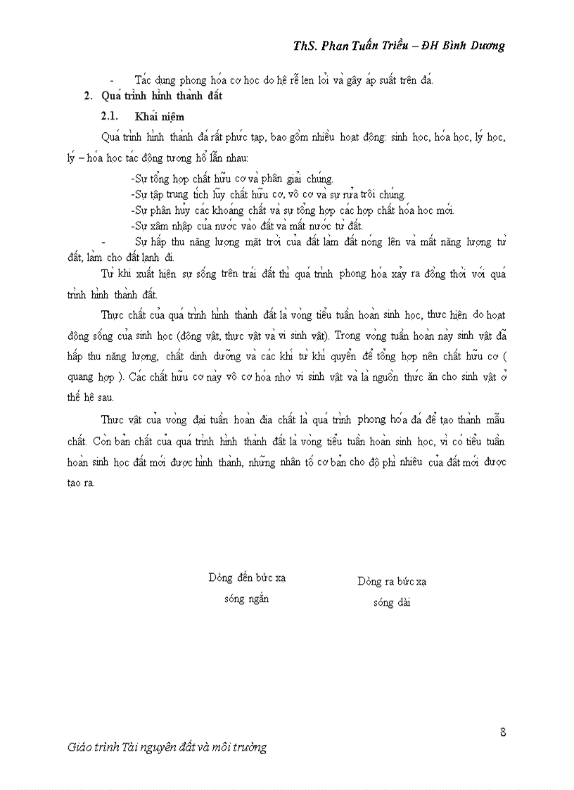 image for page Giáo trình tài nguyên đất và môi trường