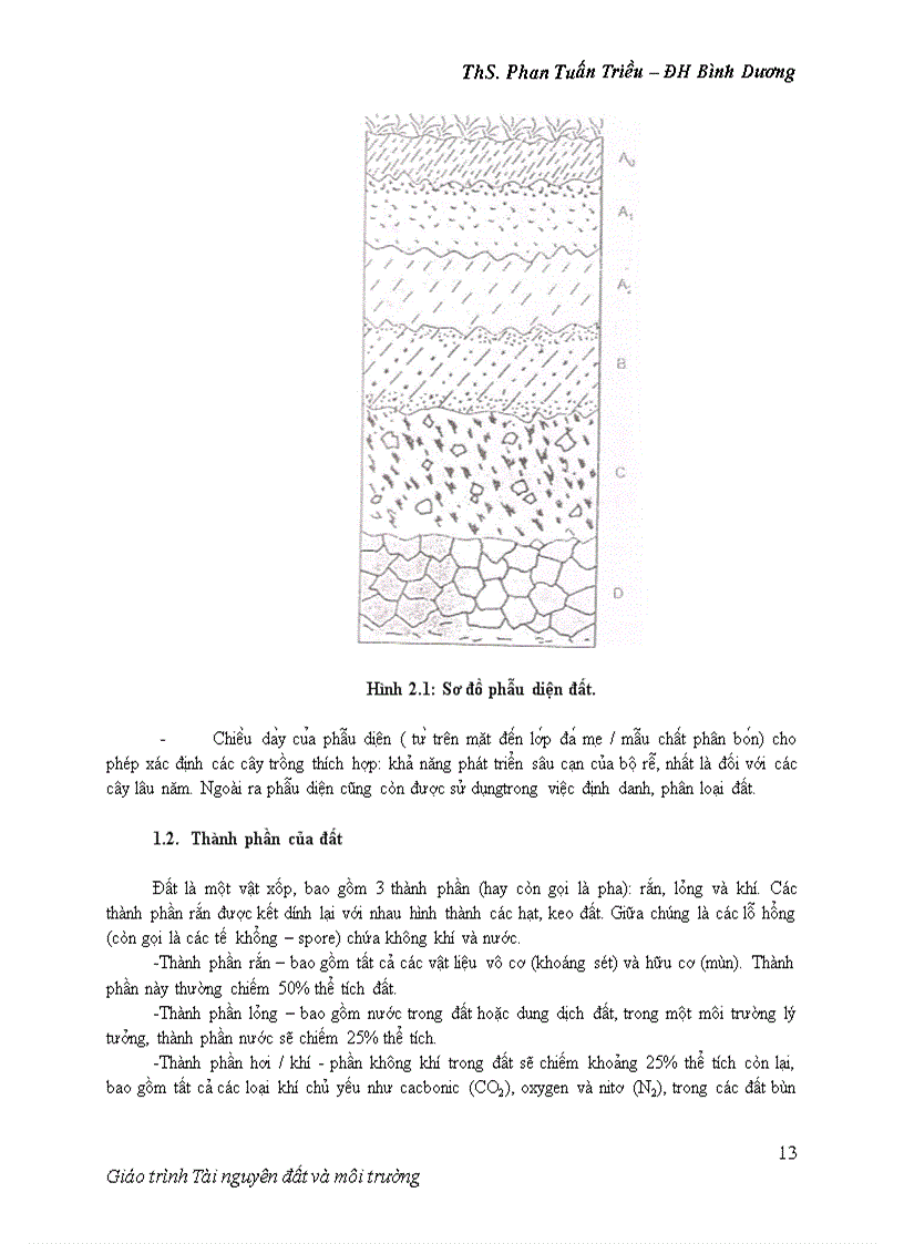 image for page Giáo trình tài nguyên đất và môi trường