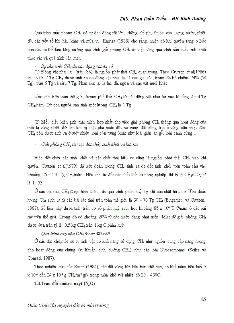 image for page Giáo trình tài nguyên đất và môi trường