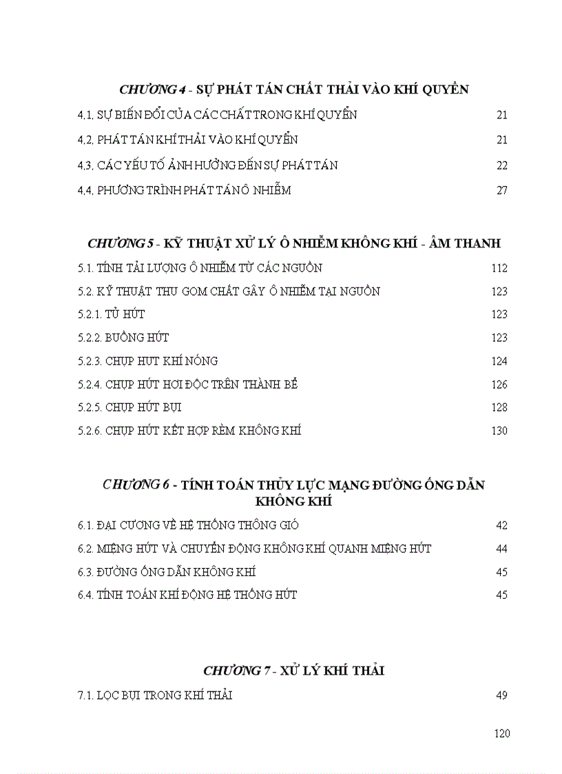 image for page Giáo trình Kỹ thuật xử lý khí thải