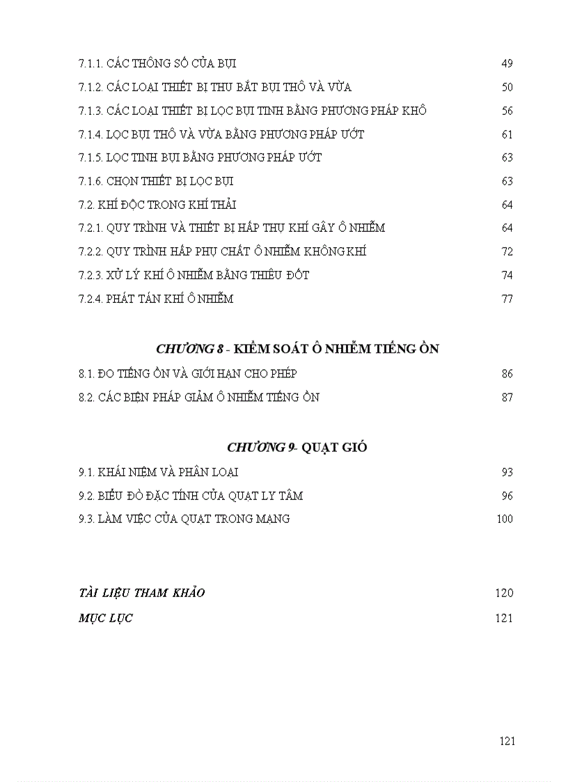 image for page Giáo trình Kỹ thuật xử lý khí thải