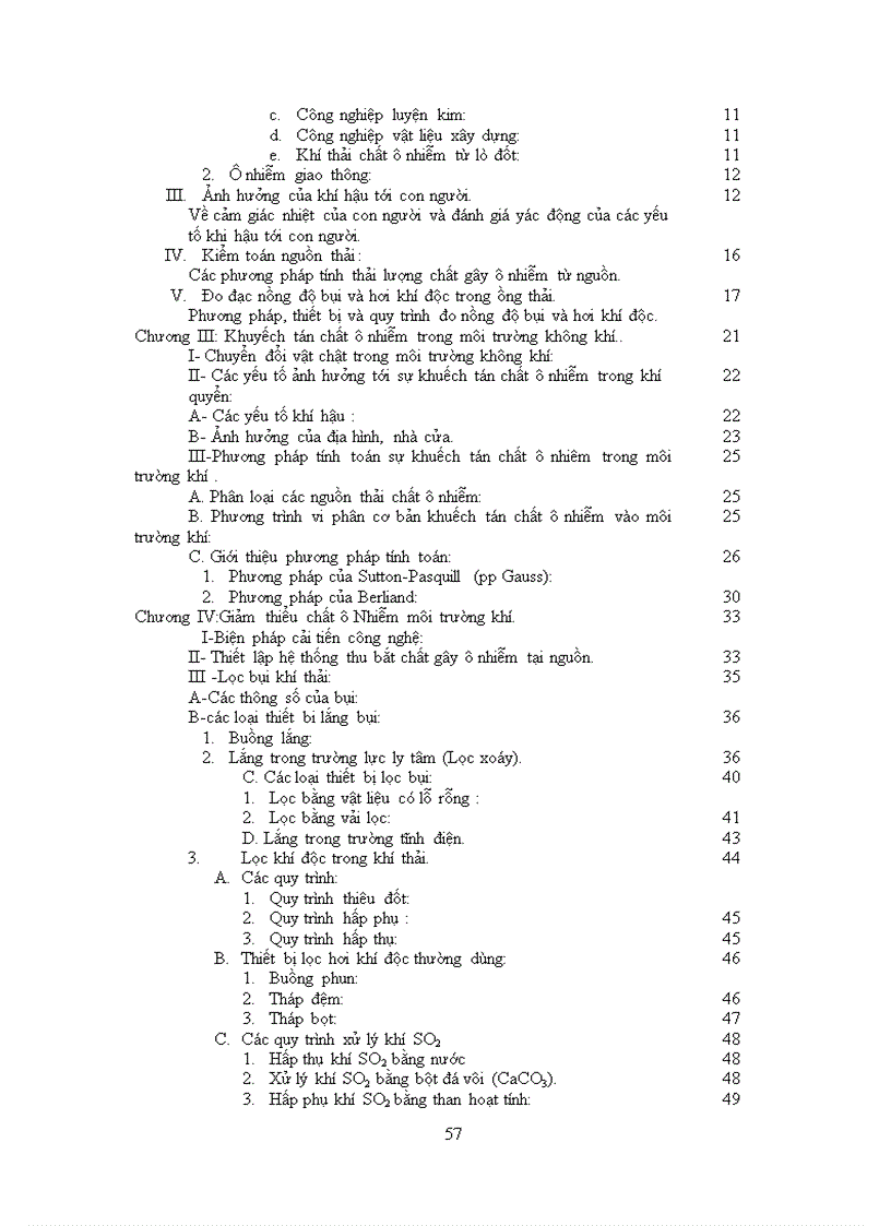 image for page Bài giảng kiểm soát ô nhiễm môi trường không khí