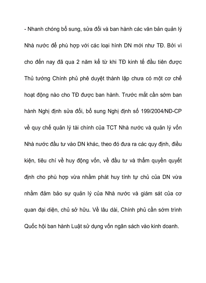 image for page Nâng cao việc hiệu quả vận dụng quy chế huy động và sử dụng vốn trong các tập đoàn kinh tế các công ty Nhà nước