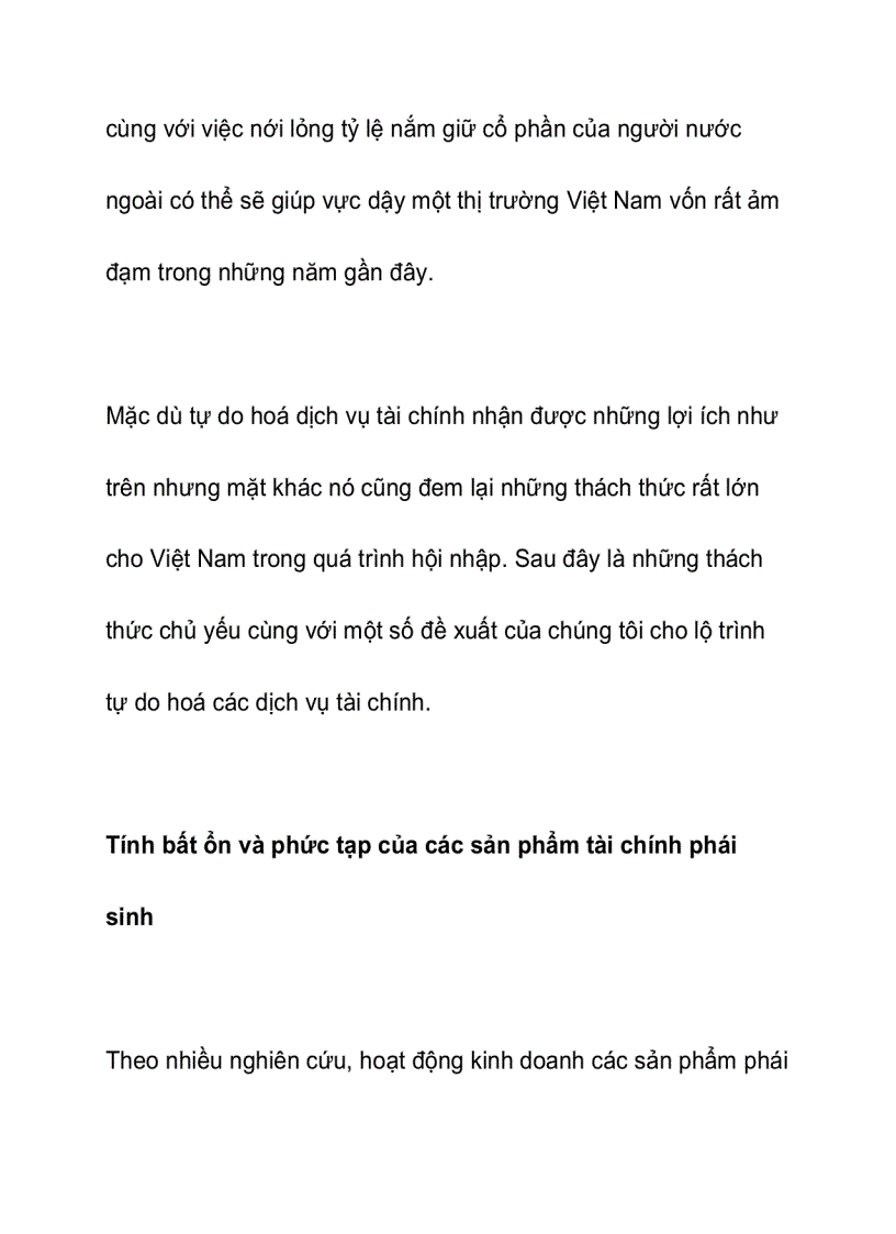 image for page Những cơ hội và thách thức cho lộ trình tự do hoá dịch vụ tài chính