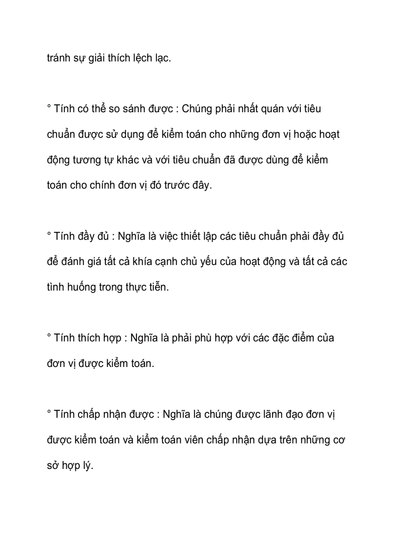 image for page Đôi nét về tiêu chuẩn đánh giá trong kiểm toán hoạt động