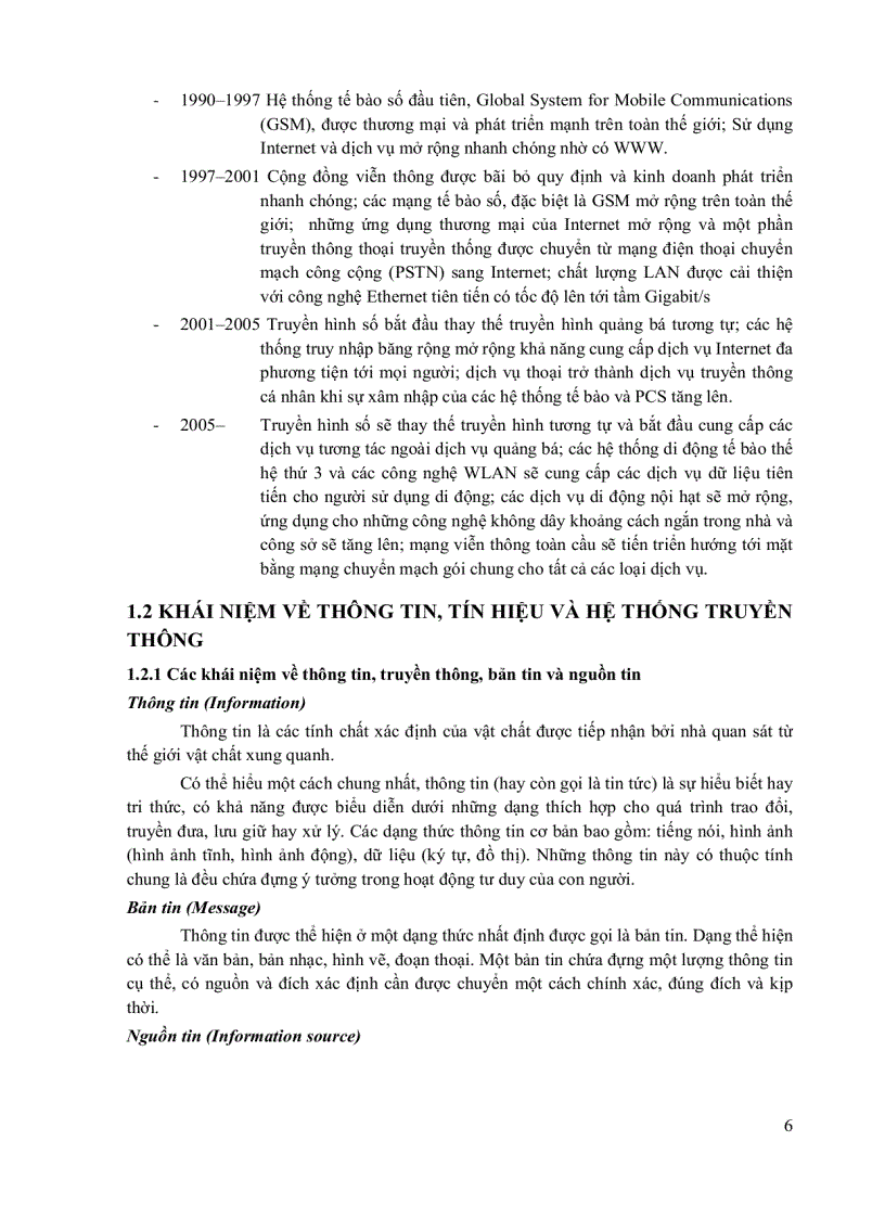 image for page Bài giảng tổng quan về viễn thông