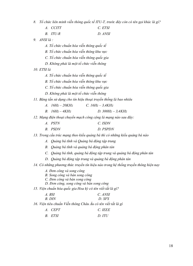 image for page Bài giảng tổng quan về viễn thông