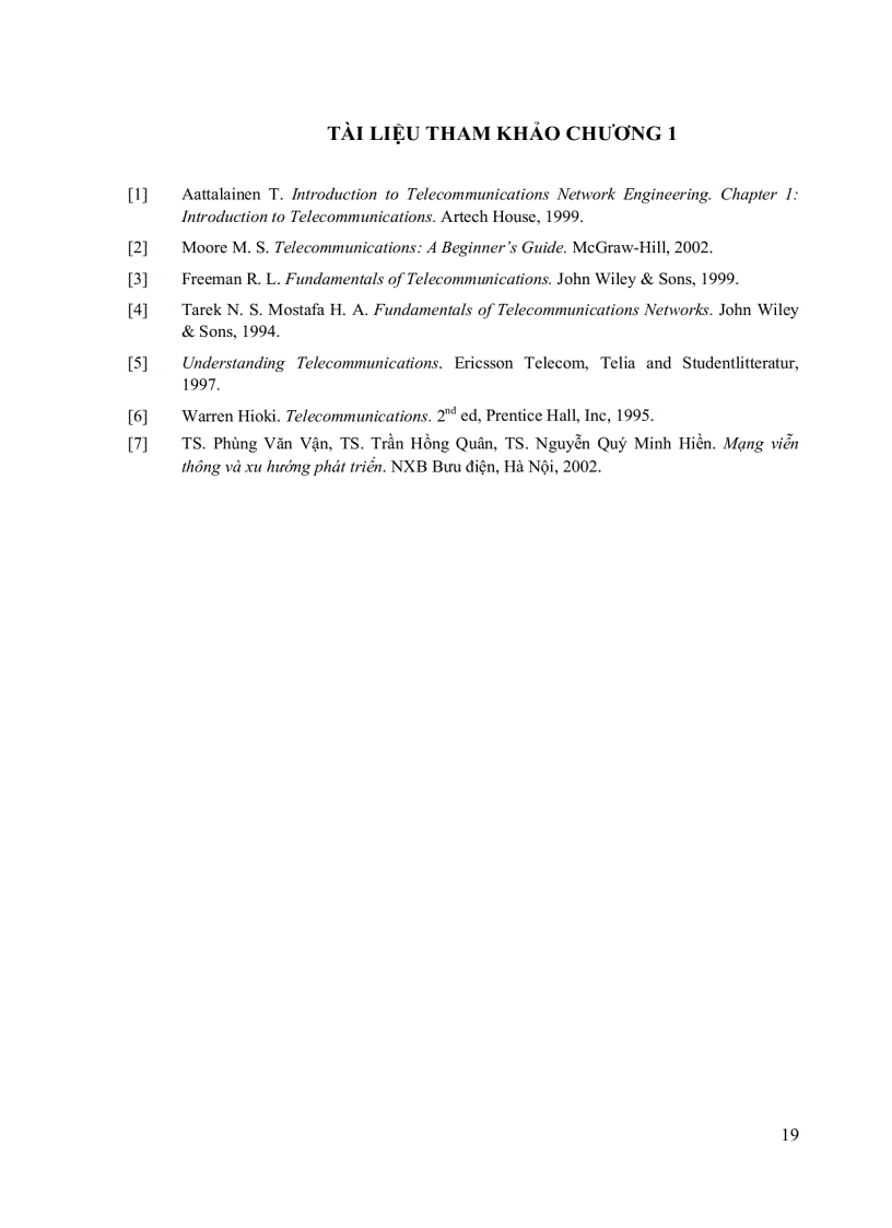 image for page Bài giảng tổng quan về viễn thông