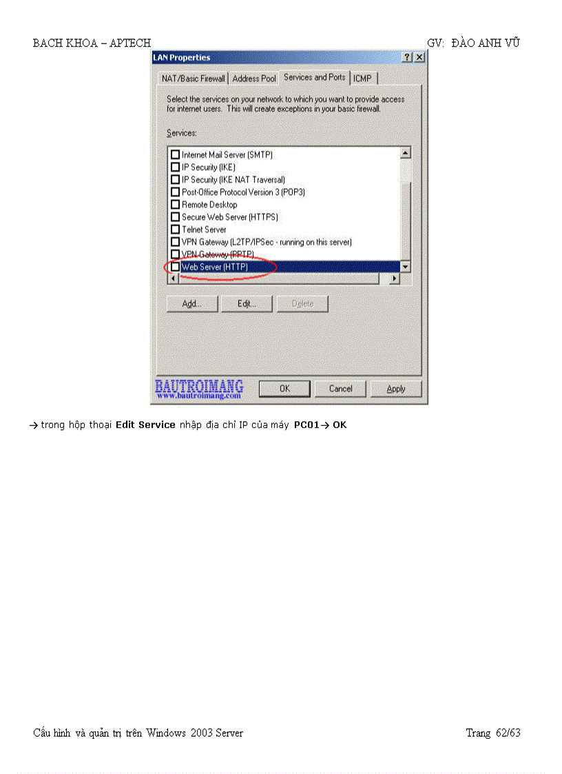 image for page Bài giảng mạng máy tính thầy đào anh vũ