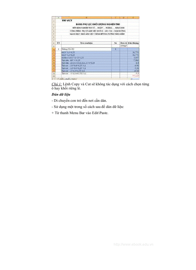 image for page Tài liệu Tự học Excel và thực hành tổ chức số liệu kế toán trên Excel