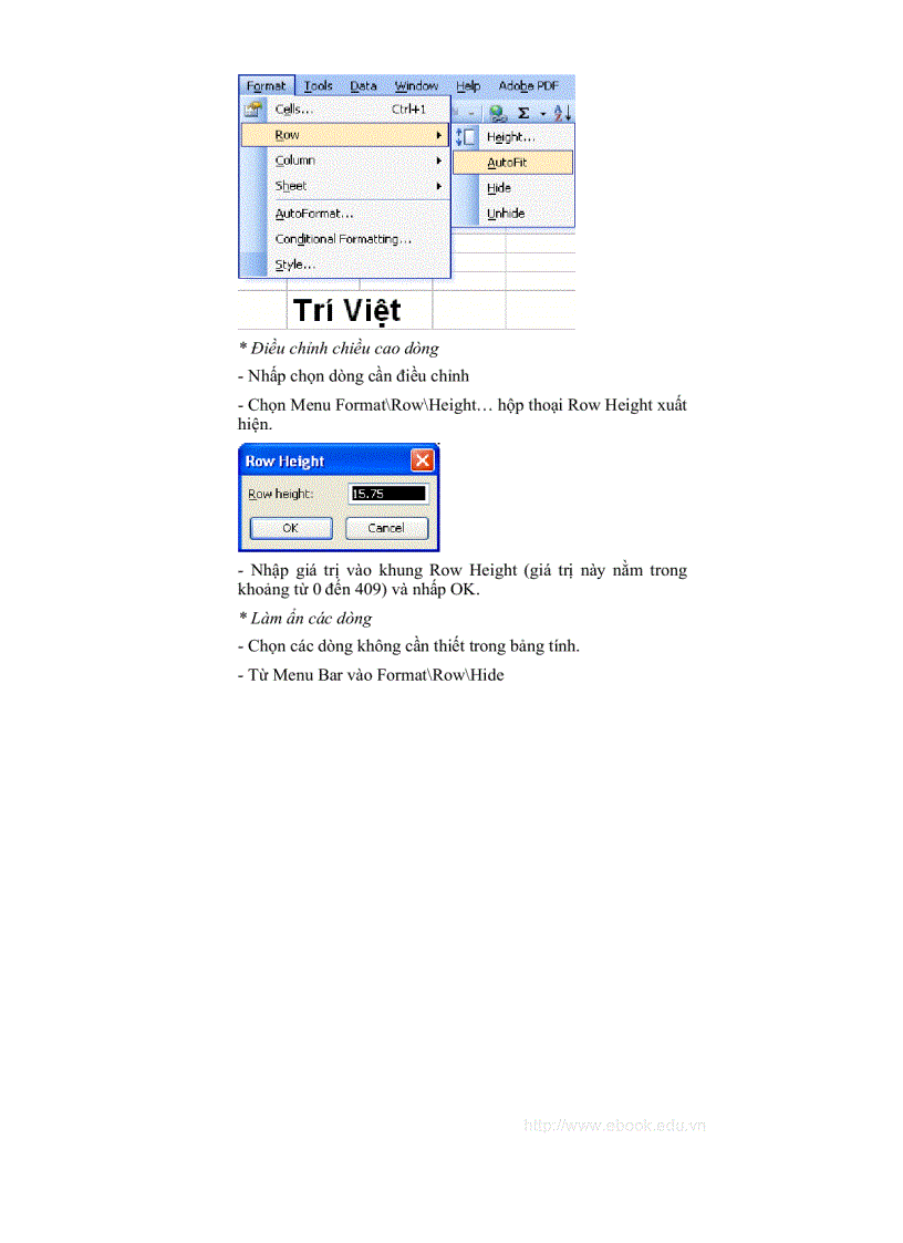 image for page Tài liệu Tự học Excel và thực hành tổ chức số liệu kế toán trên Excel