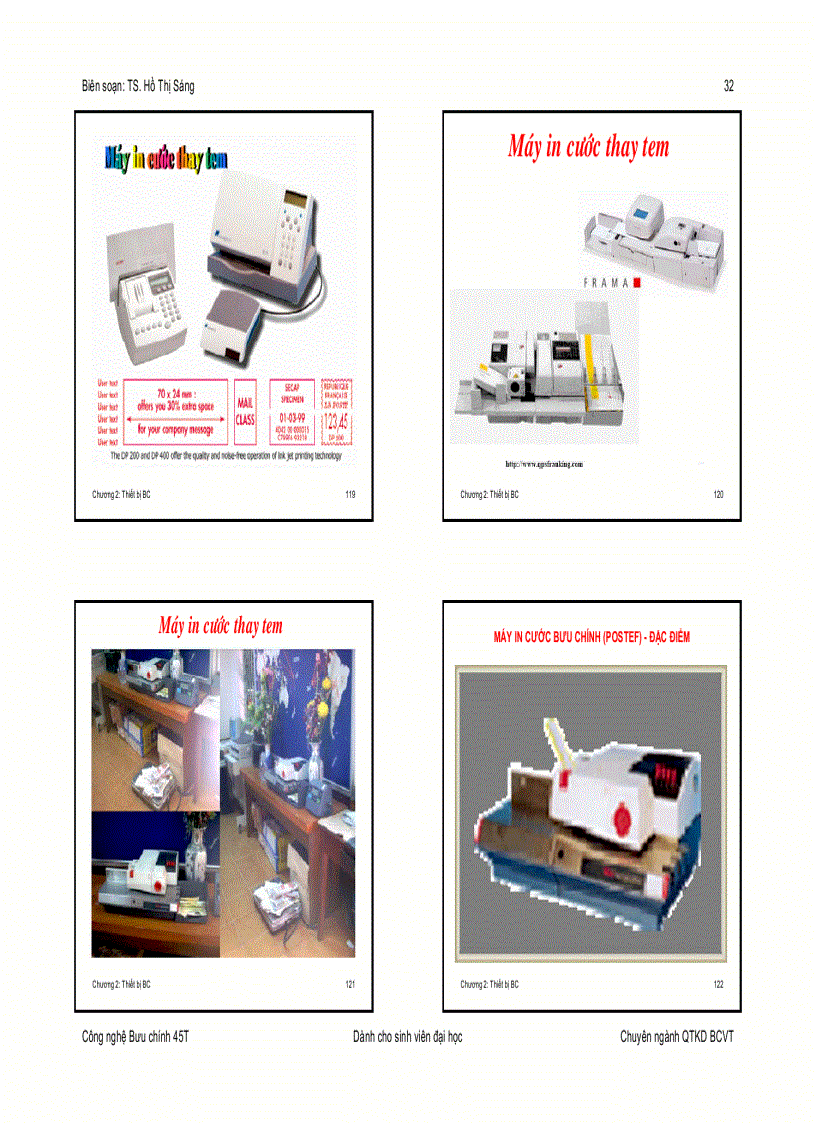image for page Slide bài giảng công nghệ bưu chính
