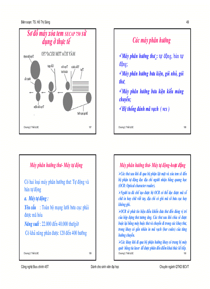 image for page Slide bài giảng công nghệ bưu chính