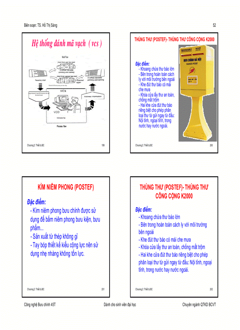 image for page Slide bài giảng công nghệ bưu chính