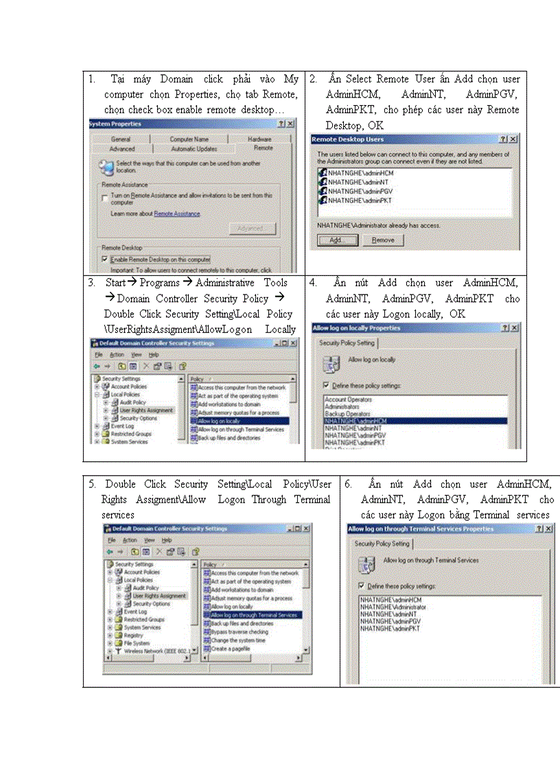 image for page Tài liệu hệ thống Mạng Domain Network Dùng trong Quản lý Doanh Nghiệp