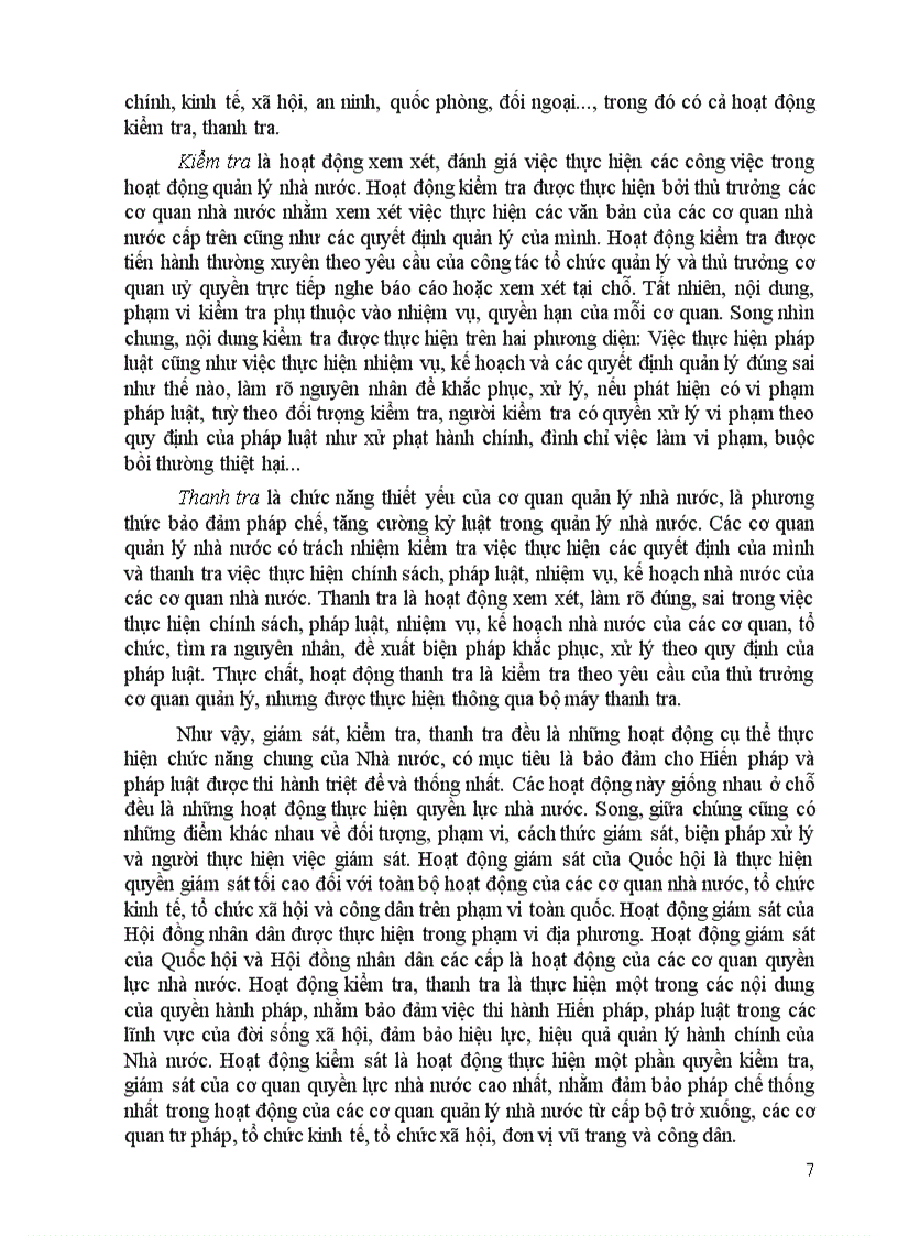 image for page Phân biệt hoạt động giám sát kiểm sát kiểm tra thanh tra