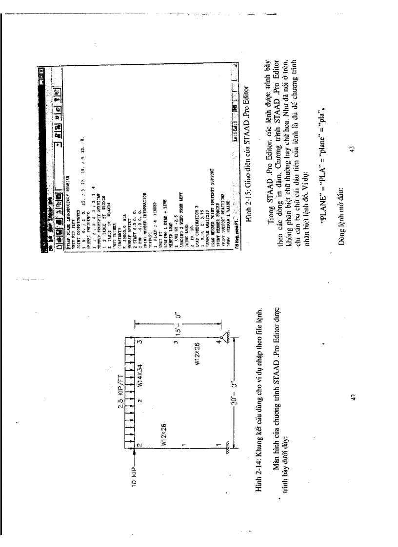 image for page StaadPro 2001 căn bản Phân tích cấu trúc và Thiết kế Tài liệu gồm 270 trang scan
