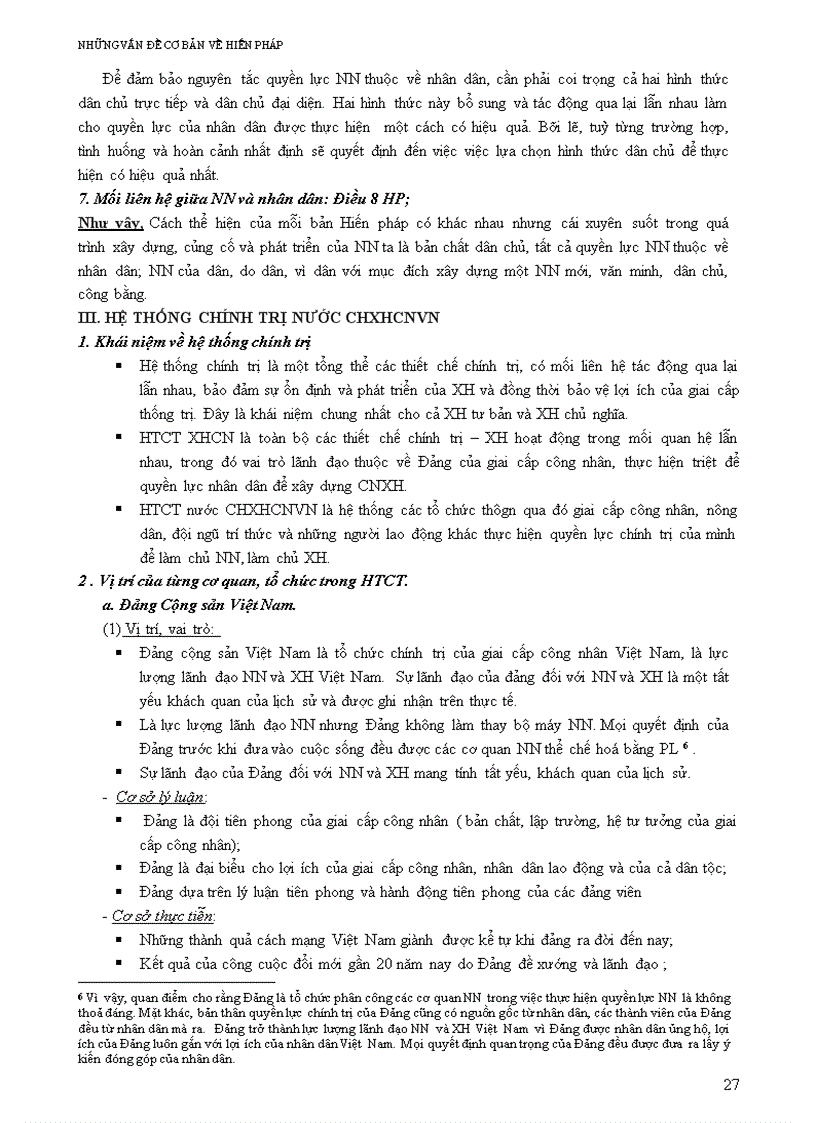 image for page Những vấn đề cơ bản vè hiến pháp