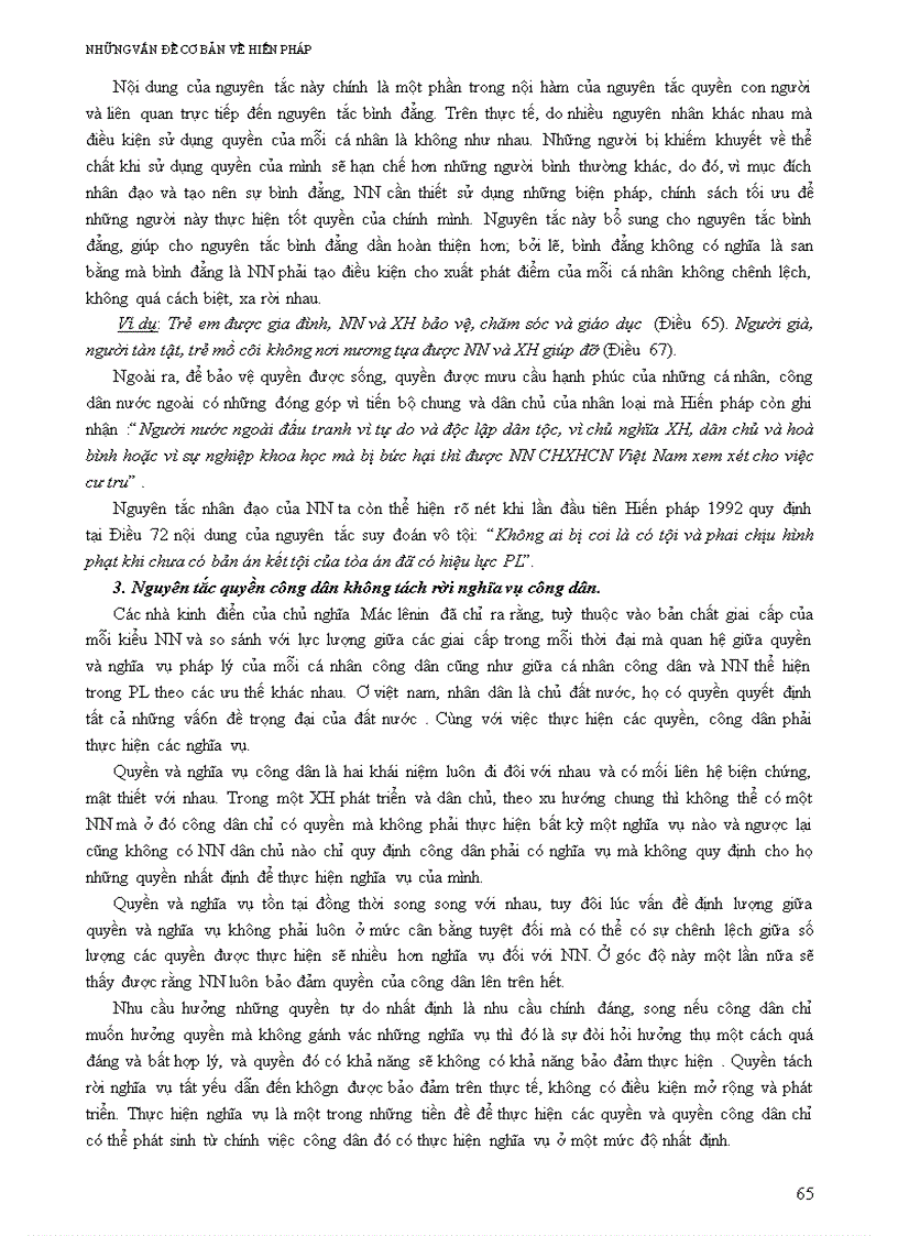 image for page Những vấn đề cơ bản vè hiến pháp