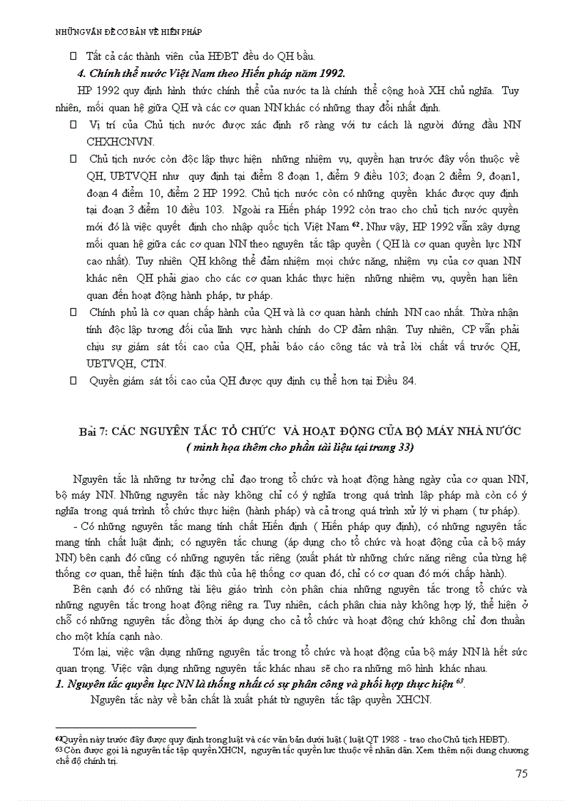 image for page Những vấn đề cơ bản vè hiến pháp