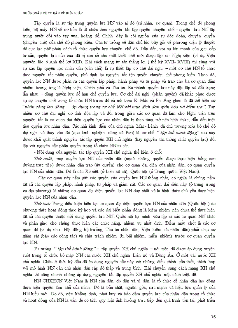 image for page Những vấn đề cơ bản vè hiến pháp