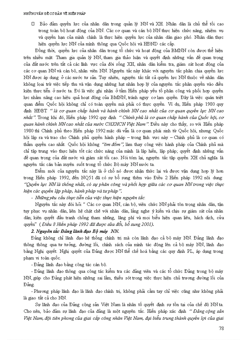 image for page Những vấn đề cơ bản vè hiến pháp