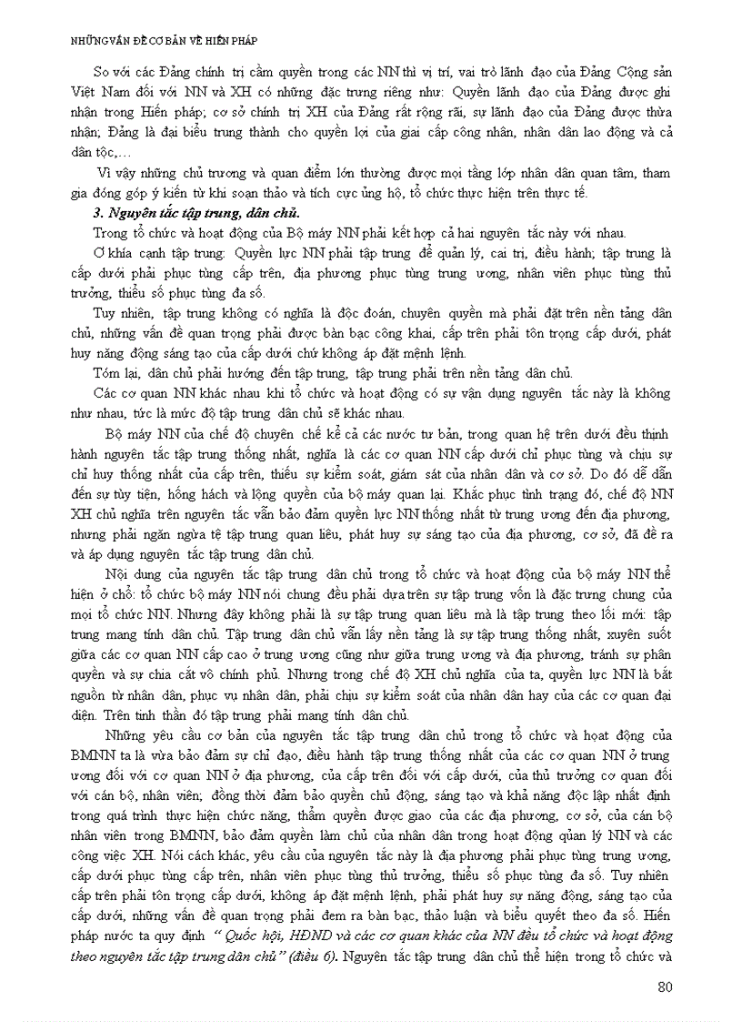 image for page Những vấn đề cơ bản vè hiến pháp