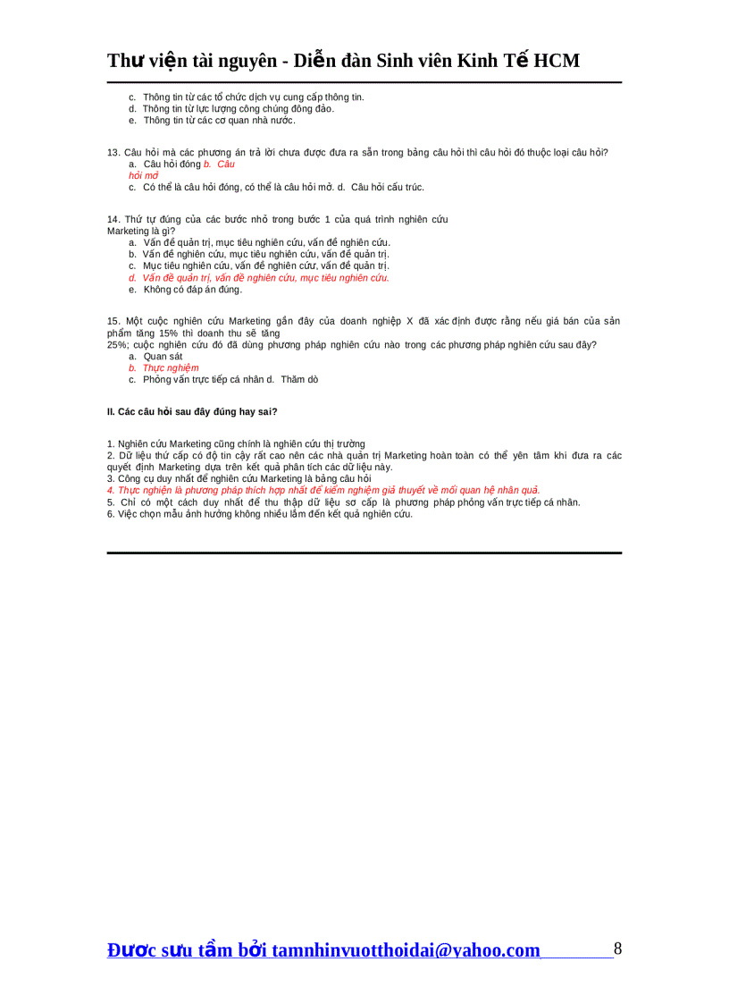 image for page Câu hỏi ôn tập makerting