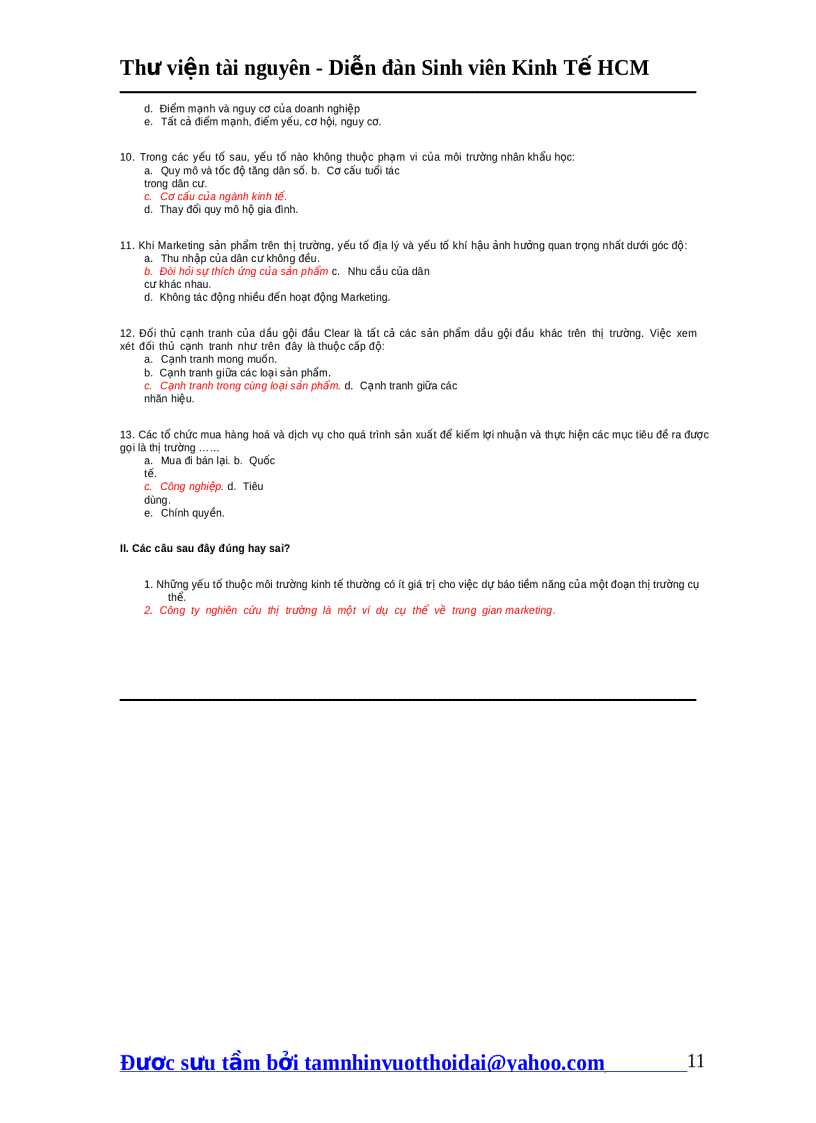 image for page Câu hỏi ôn tập makerting