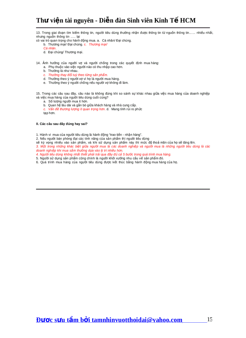 image for page Câu hỏi ôn tập makerting